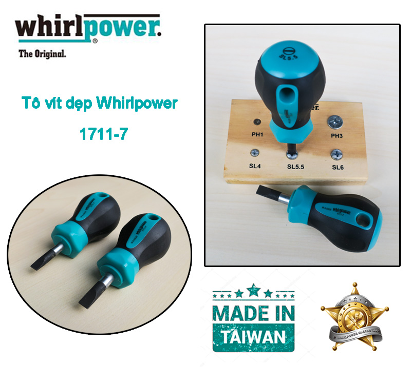 Tô vít dẹp Whirlpower 1711-7-02565