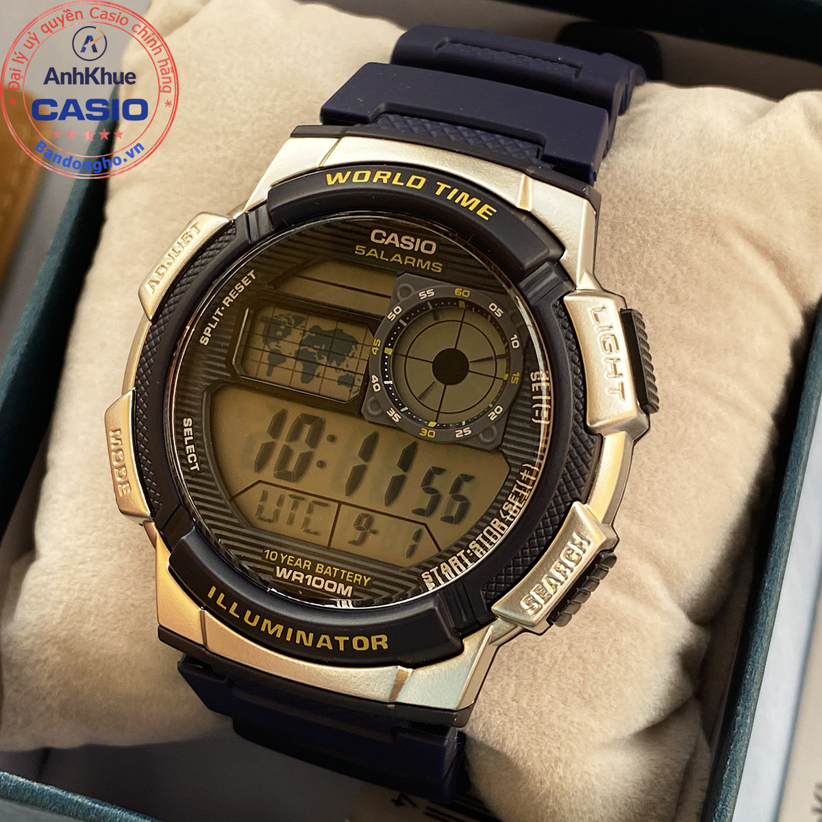 Đồng Hồ Nam Dây Nhựa Casio AE-1000W-2AVDF