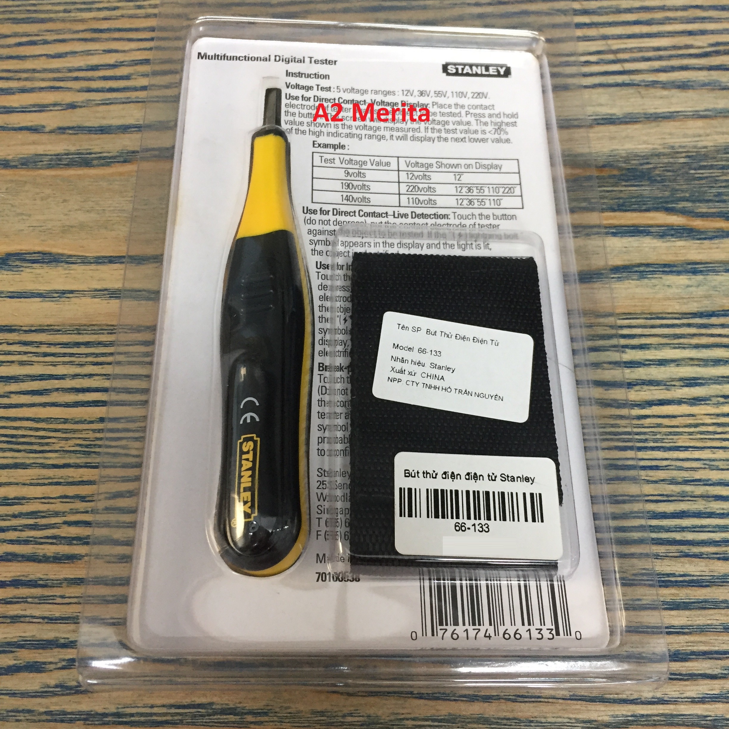 Bút thử điện điện tử Stanley 66-133
