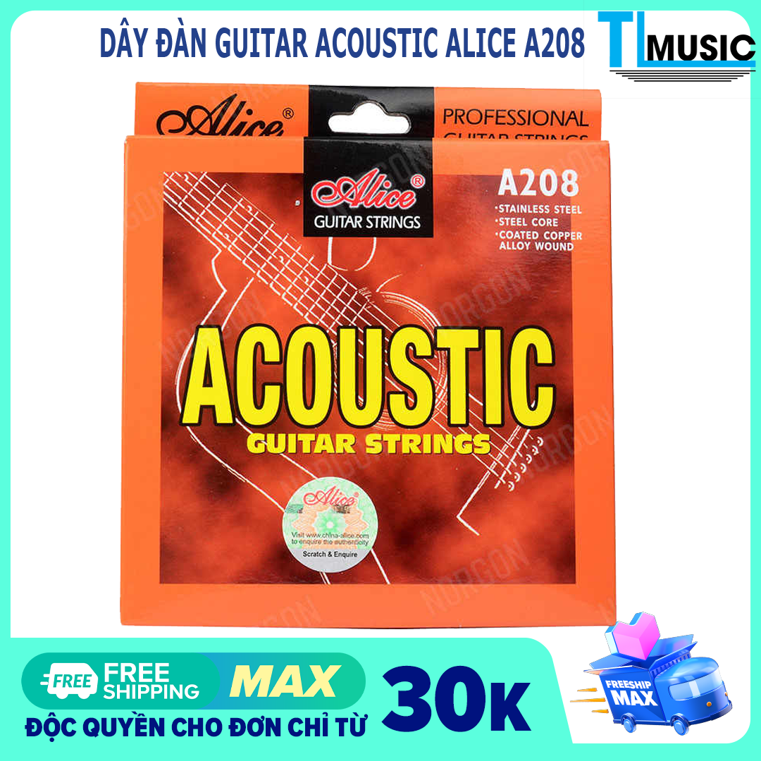 DÂY ĐÀN GUITAR ACOUSTIC ALICE A208