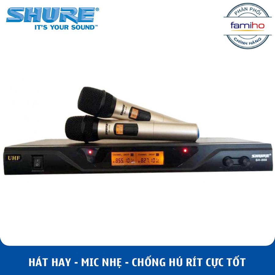 Micro Không Dây Shure SH 888