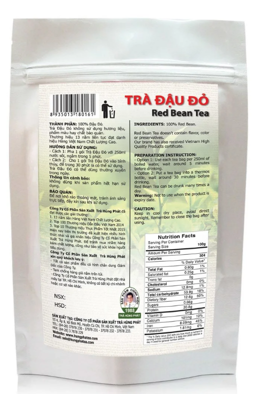 Trà Đậu Đỏ Hùng Phát