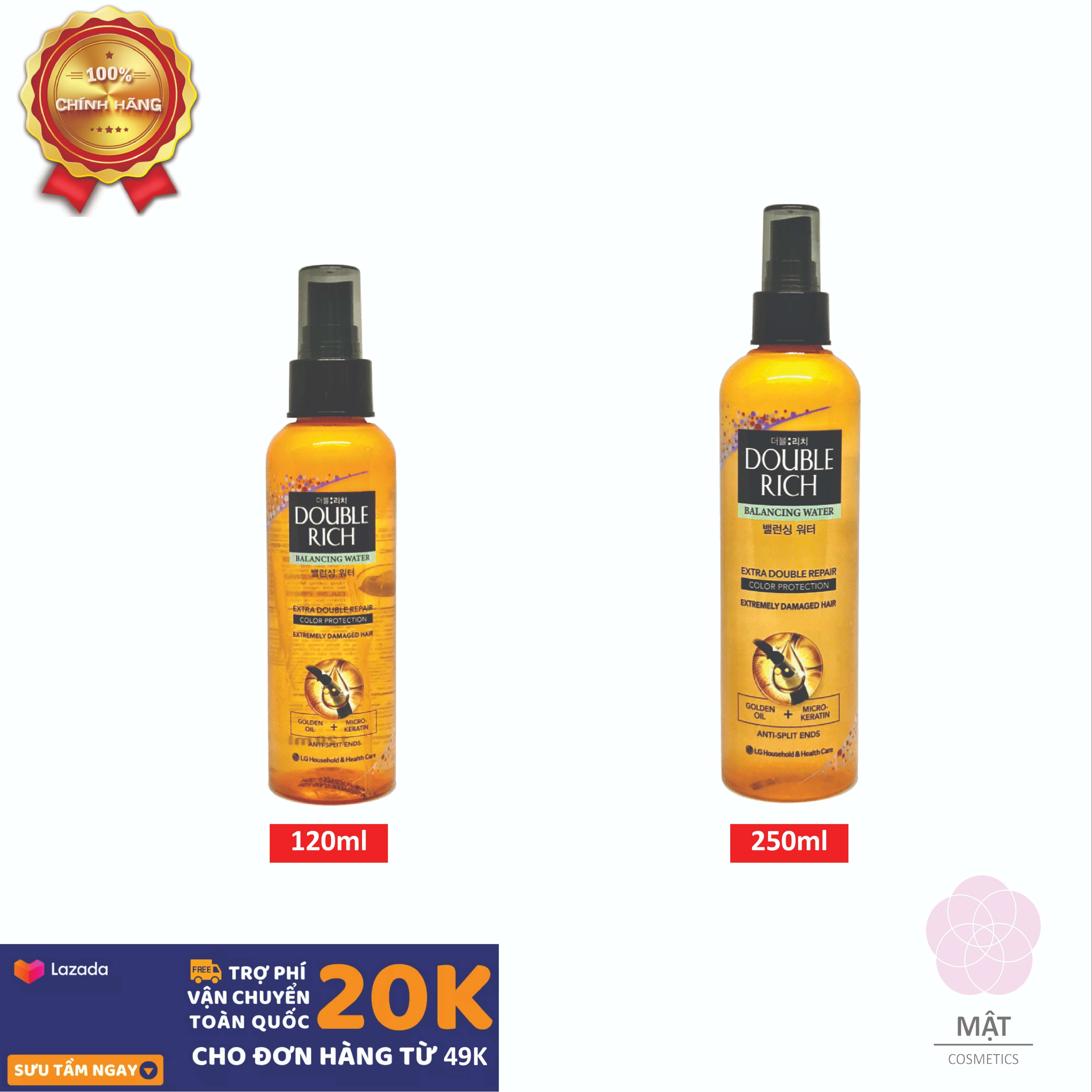 Xịt Dưỡng Tóc Double Rich Chuyên Sâu Giữ Màu 250ml