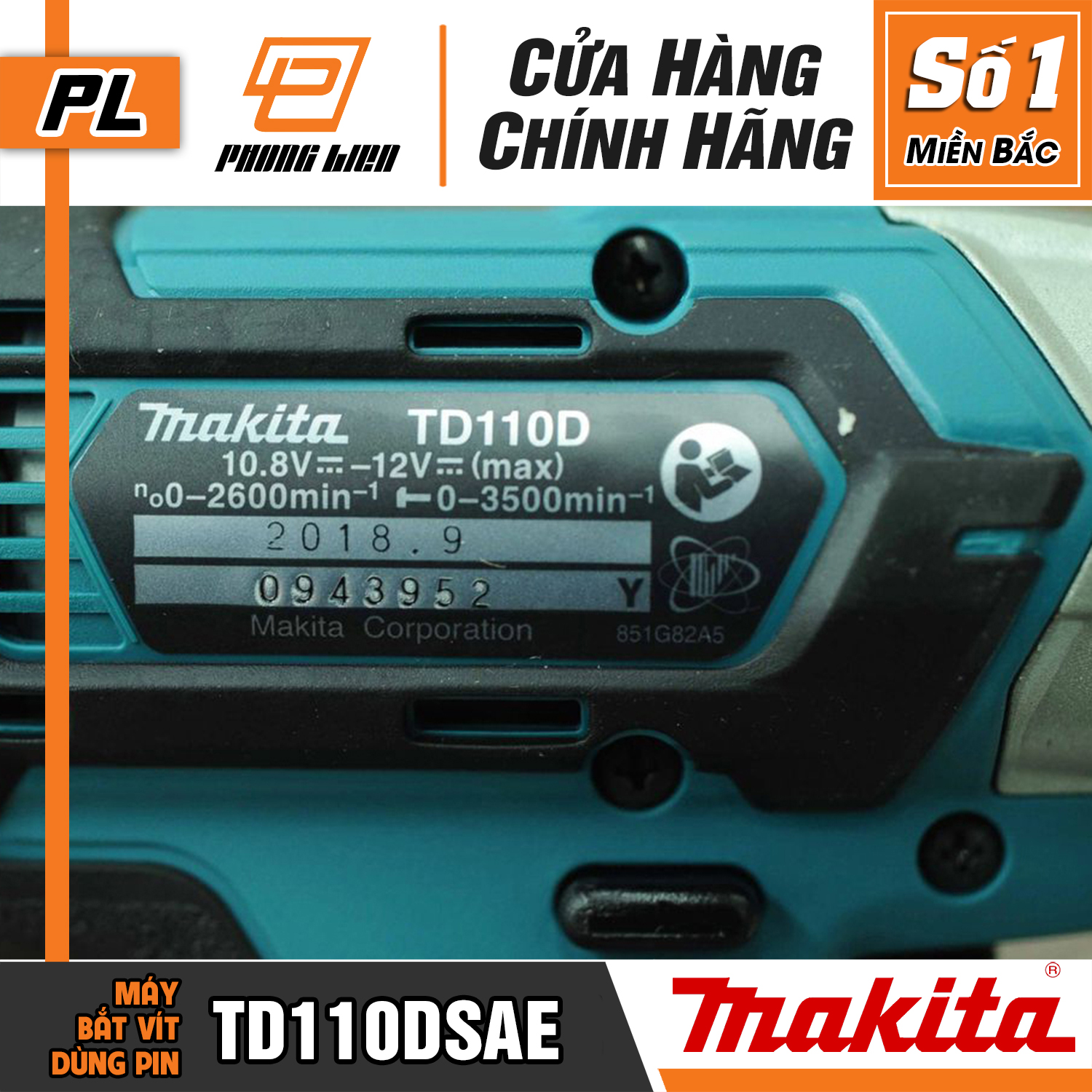 MÁY BẮT VÍT MAKITA TD110DSAE