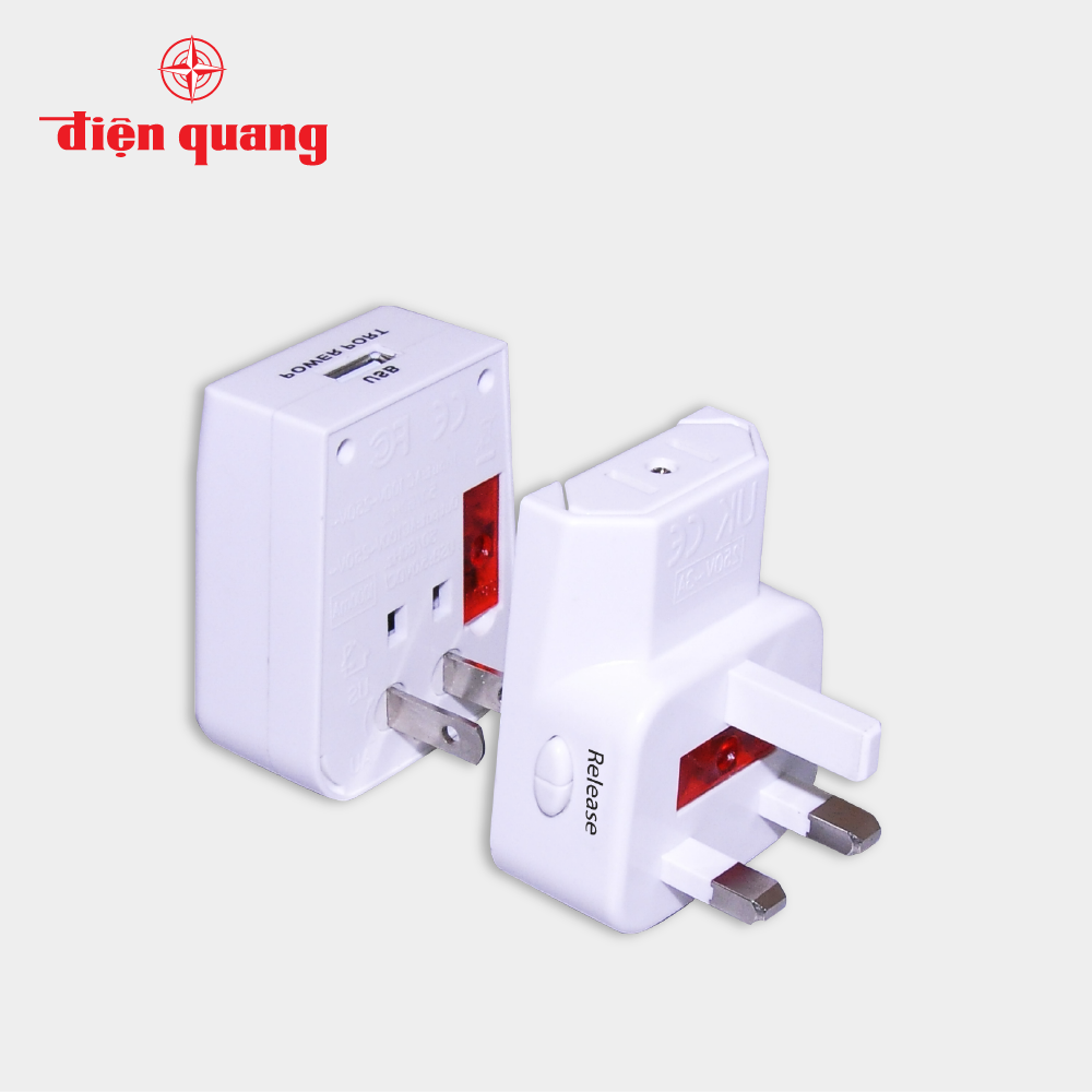Ổ cắm điện du lịch Điện Quang DQ ESK TV05W