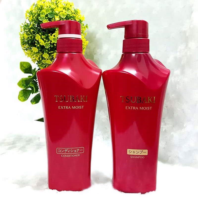 [HCM][CHÍNH HÃNG] DẦU XẢ SIÊU CẤP ẨM TSUBAKI EXTRA MOIST 500ml