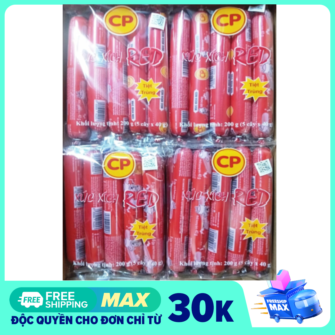 Xúc Xích Cp 200g thùng 20 gói