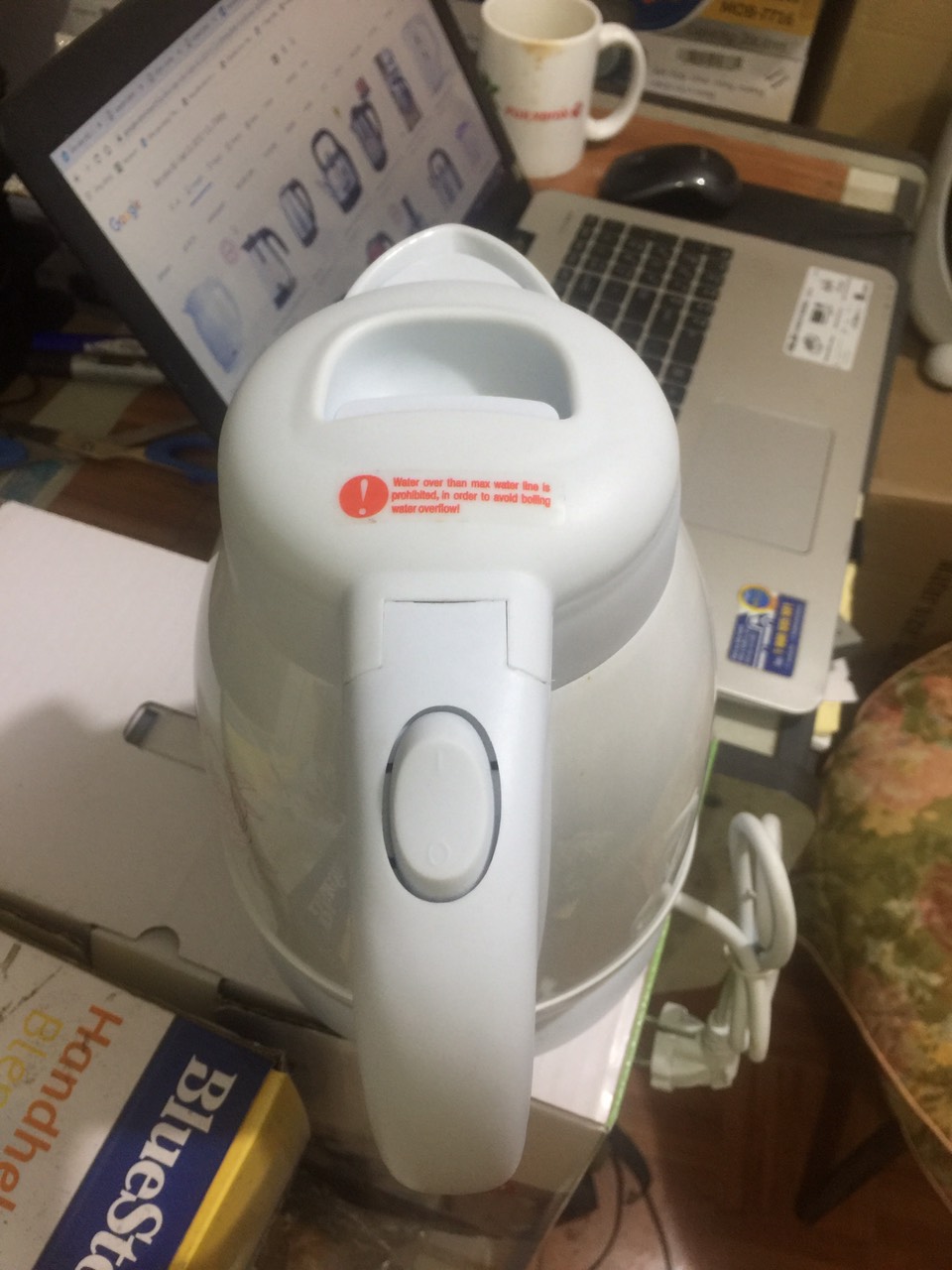 Bình - Ấm đun nước siêu tốc Gali GL-6212 - 1,2 lít