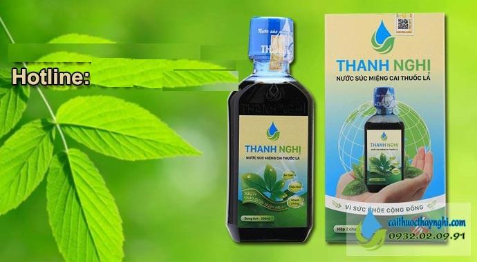 Nước súc miệng Thanh Nghị cai thuốc lá