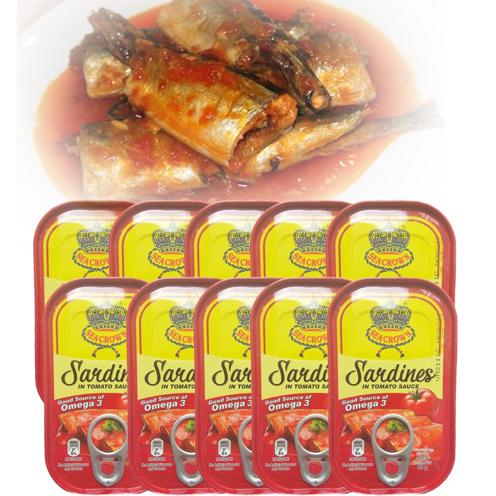 Cá trích sốt cà Sea Crown 125g Combo 5 hộp