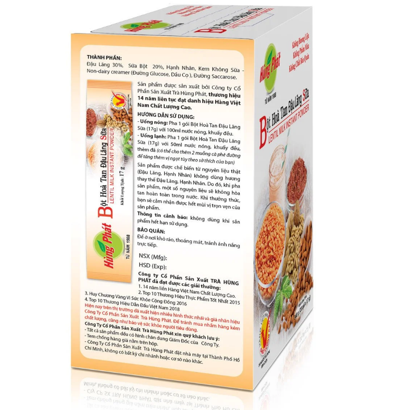 Bột Đậu Lăng Sữa Hùng Phát