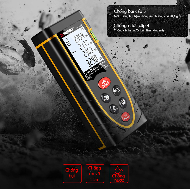 MÁY ĐO KHOẢNG CÁCH SNDWAY SW-M70