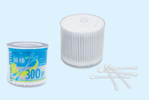 Hộp 300 tăm bông ngoáy tai cotton Makoto - Nhật Bản