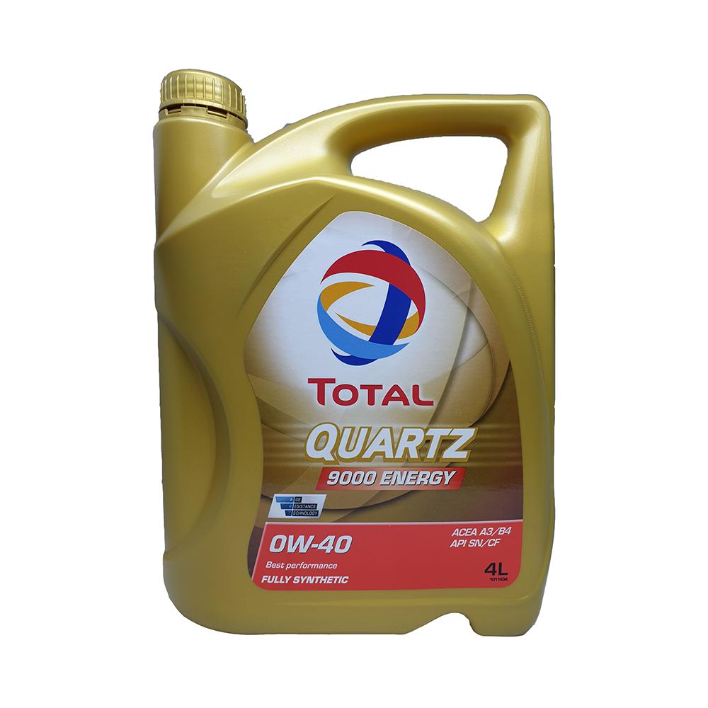 Dầu nhớt TOTAL QUARTZ 9000 ENERGY 0W-40 4L
