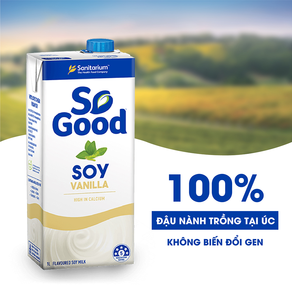 Sữa đậu nành So Good Vani 1l