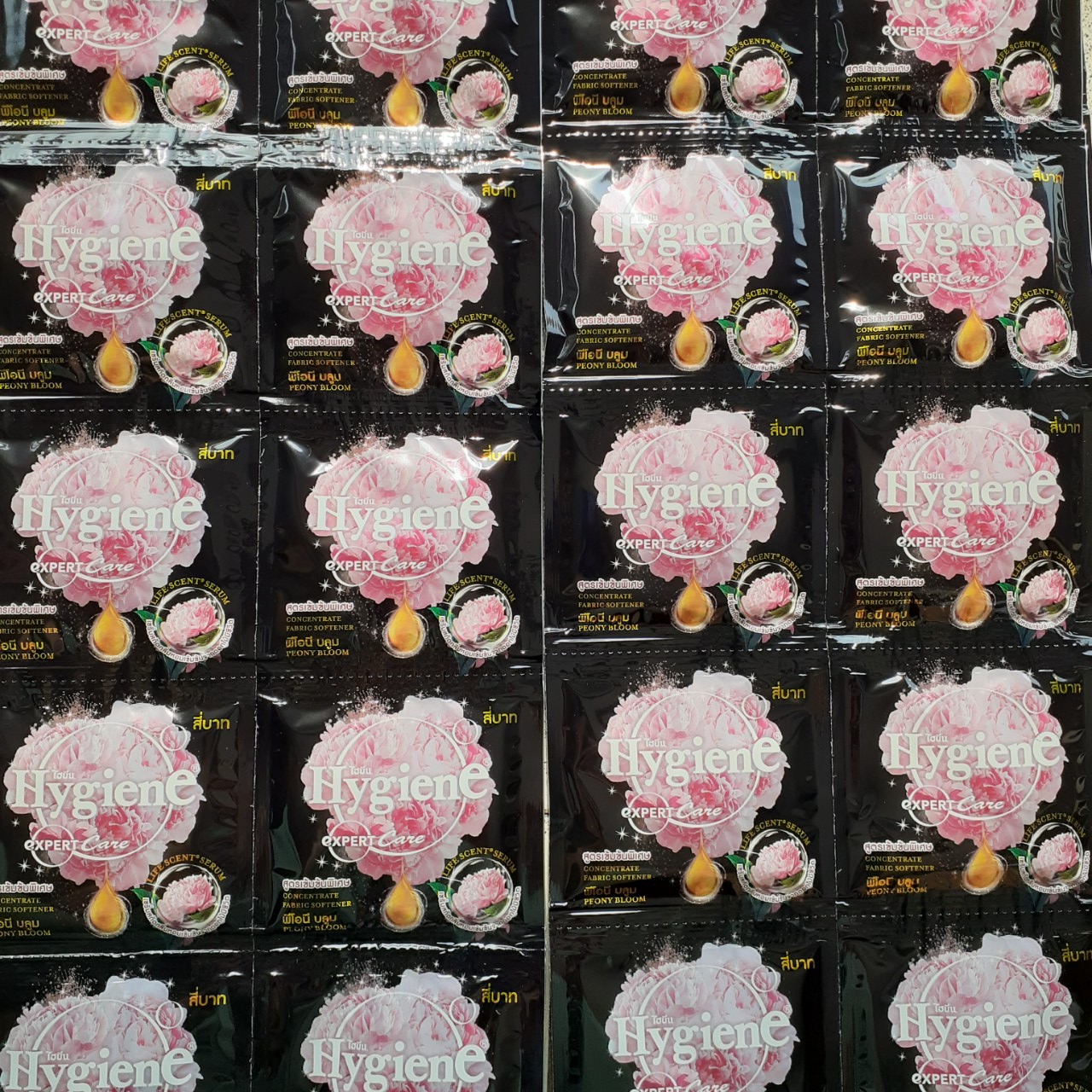 Nước xả vải Hygiene đen/hồng/trắng/đỏ/vàng 10 dây 20ml