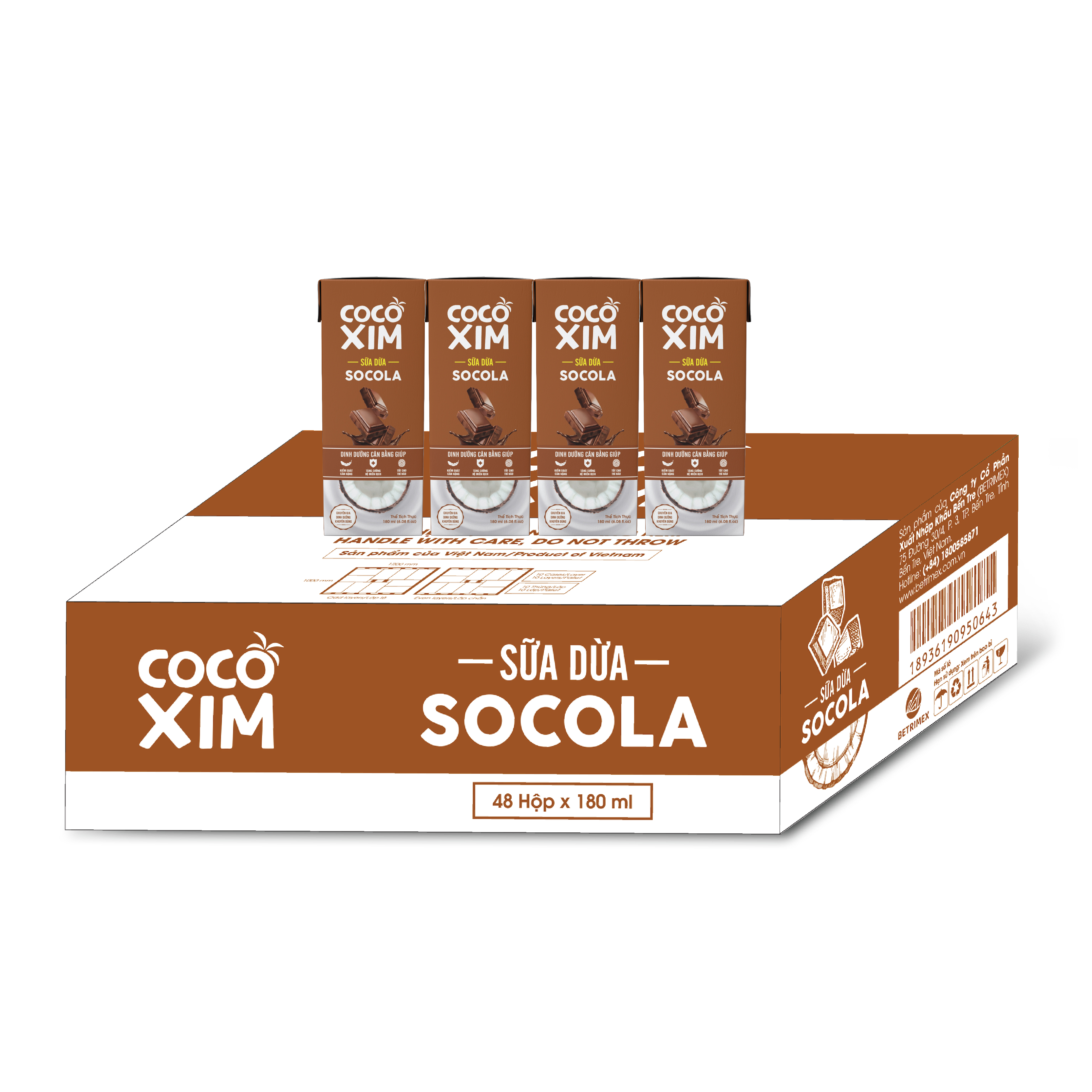 Sữa Dừa Cocoxim Chocolate 330Ml