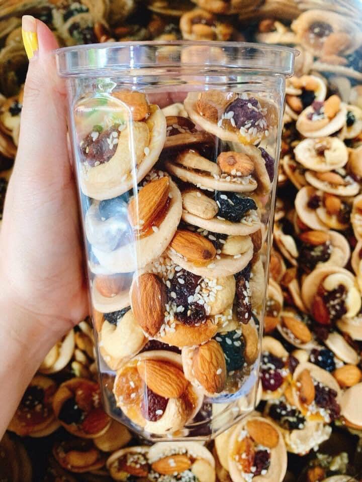 Bánh đồng tiền mix hạt 500g
