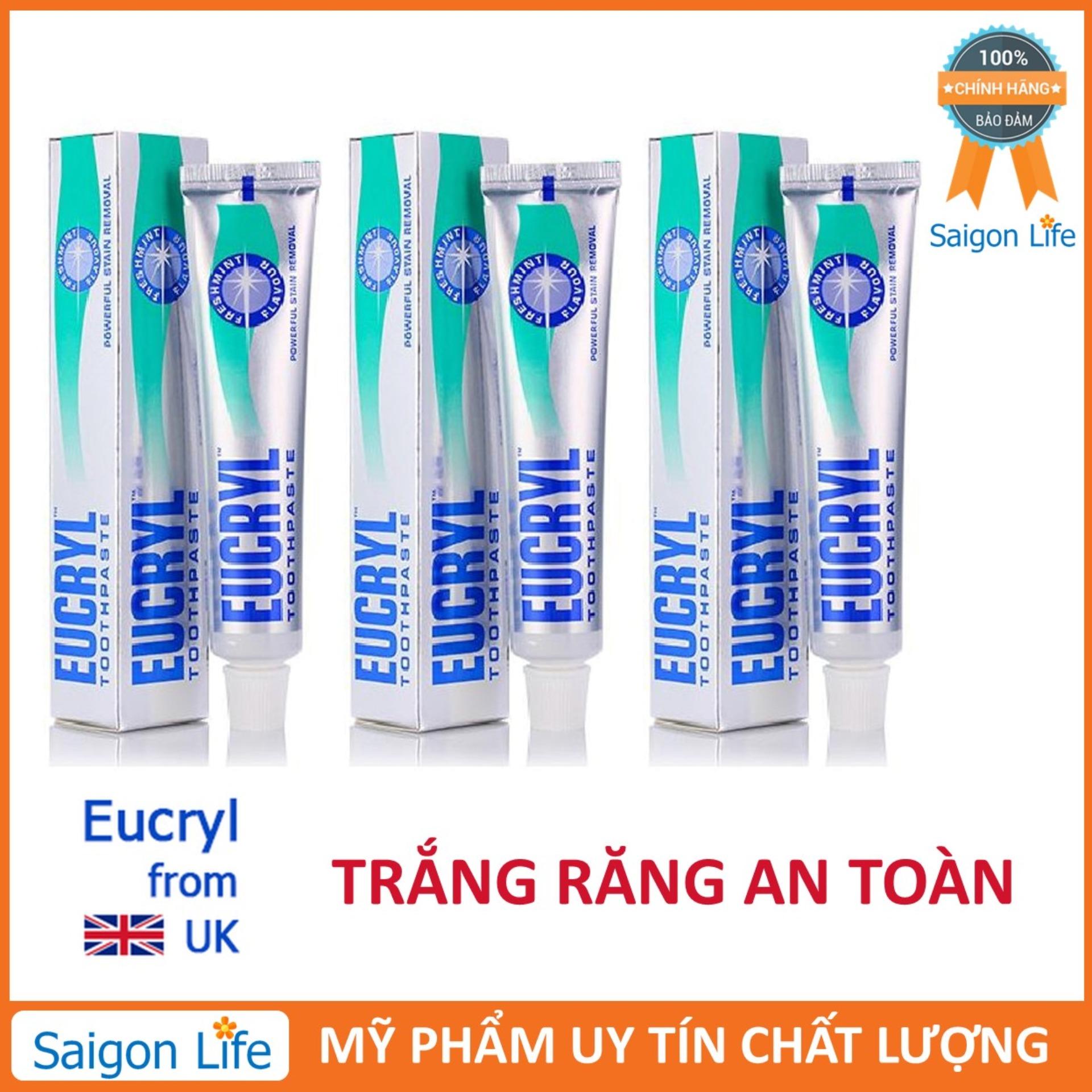 Kem đánh răng Eucryl combo 3 hộp