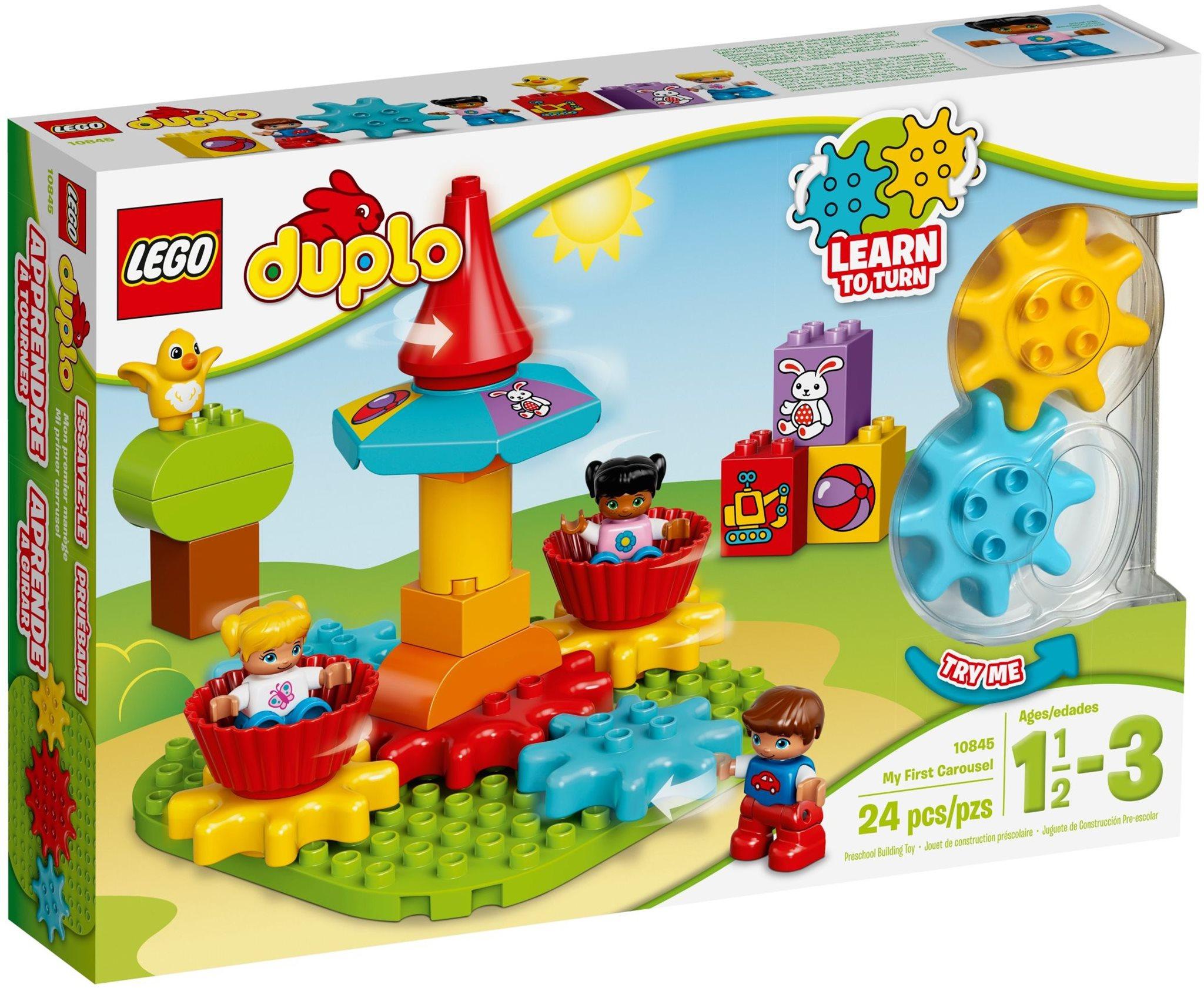 Đồ chơi Lego Duplo - Vòng xoay đầu tiên của bé 10845 (24 chi tiết)