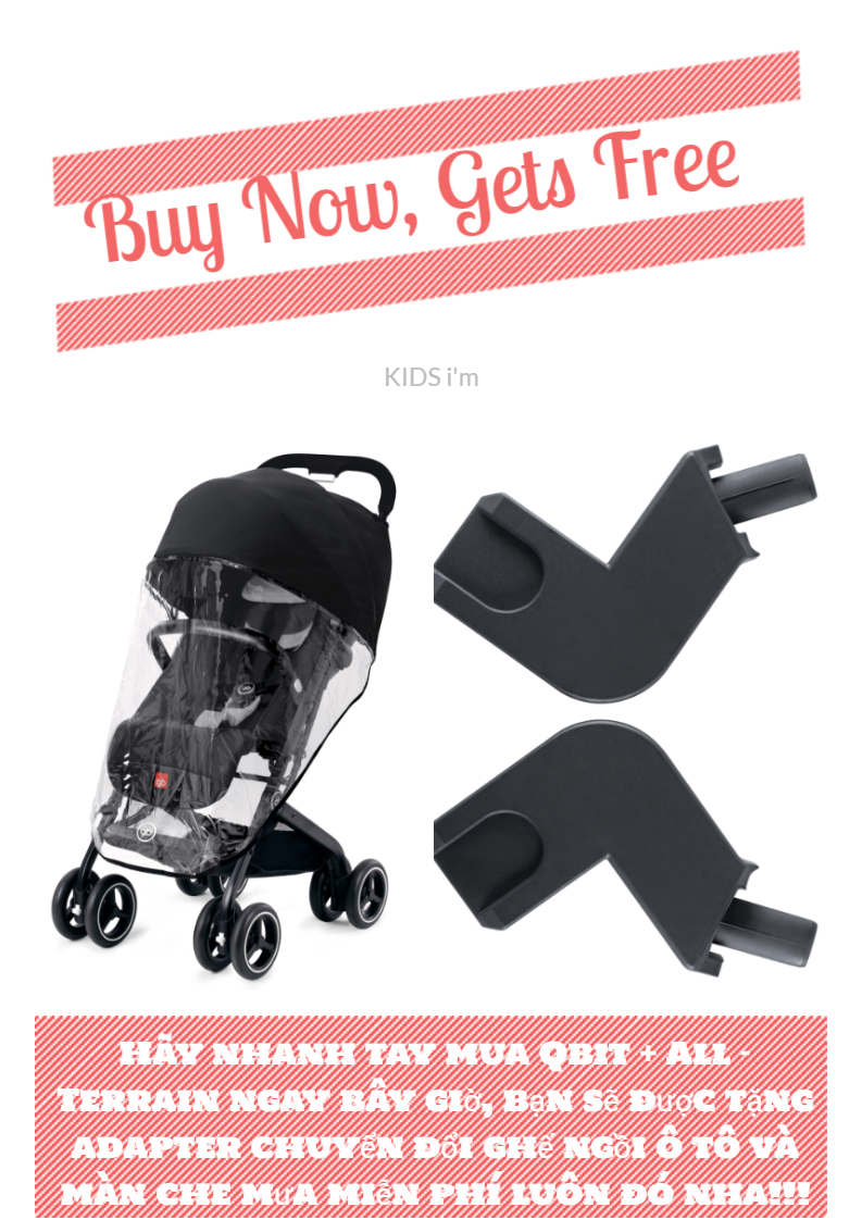 Xe đẩy em bé GB QBIT All Terrain