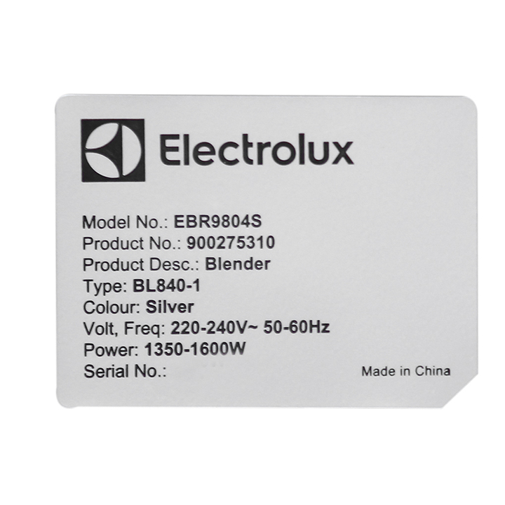 Máy Xay Sinh Tố Electrolux EBR9804S