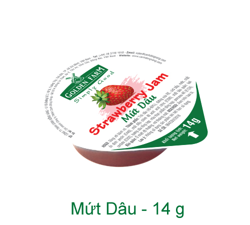 Mứt Golden Farm dâu 280g