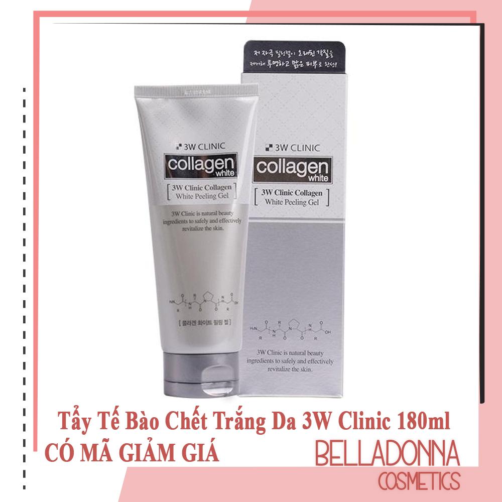 Gel Tẩy Tế Bào Chết 3W Clinic Collagen White Peeling 180ml