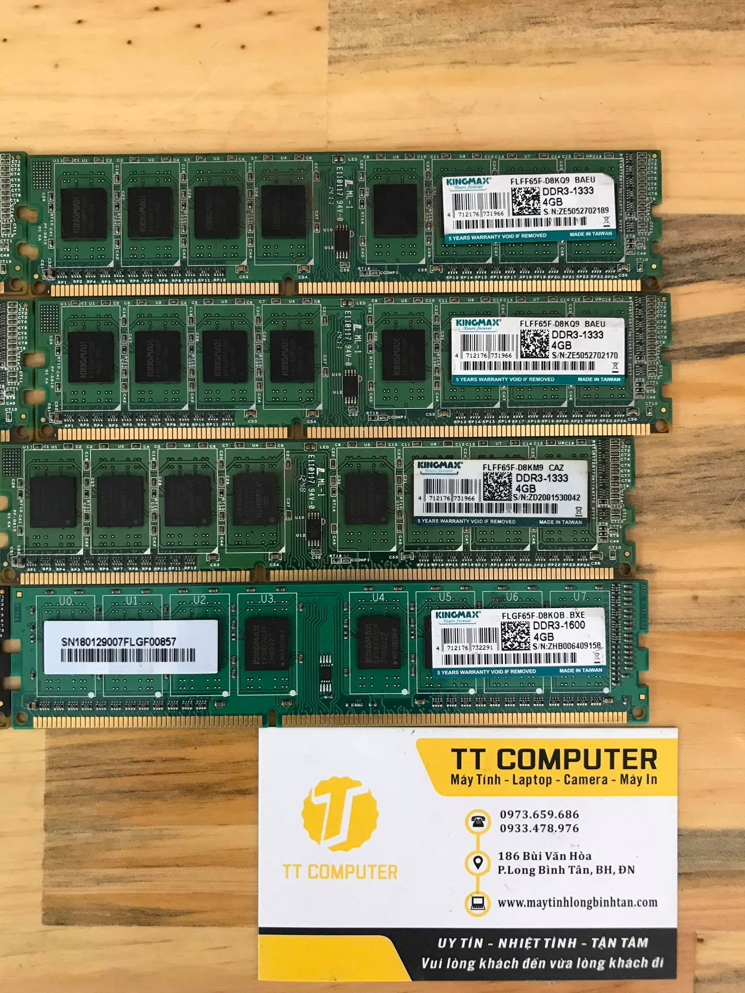 RAM KINGMAX 4GB DDR3 Bus 1333