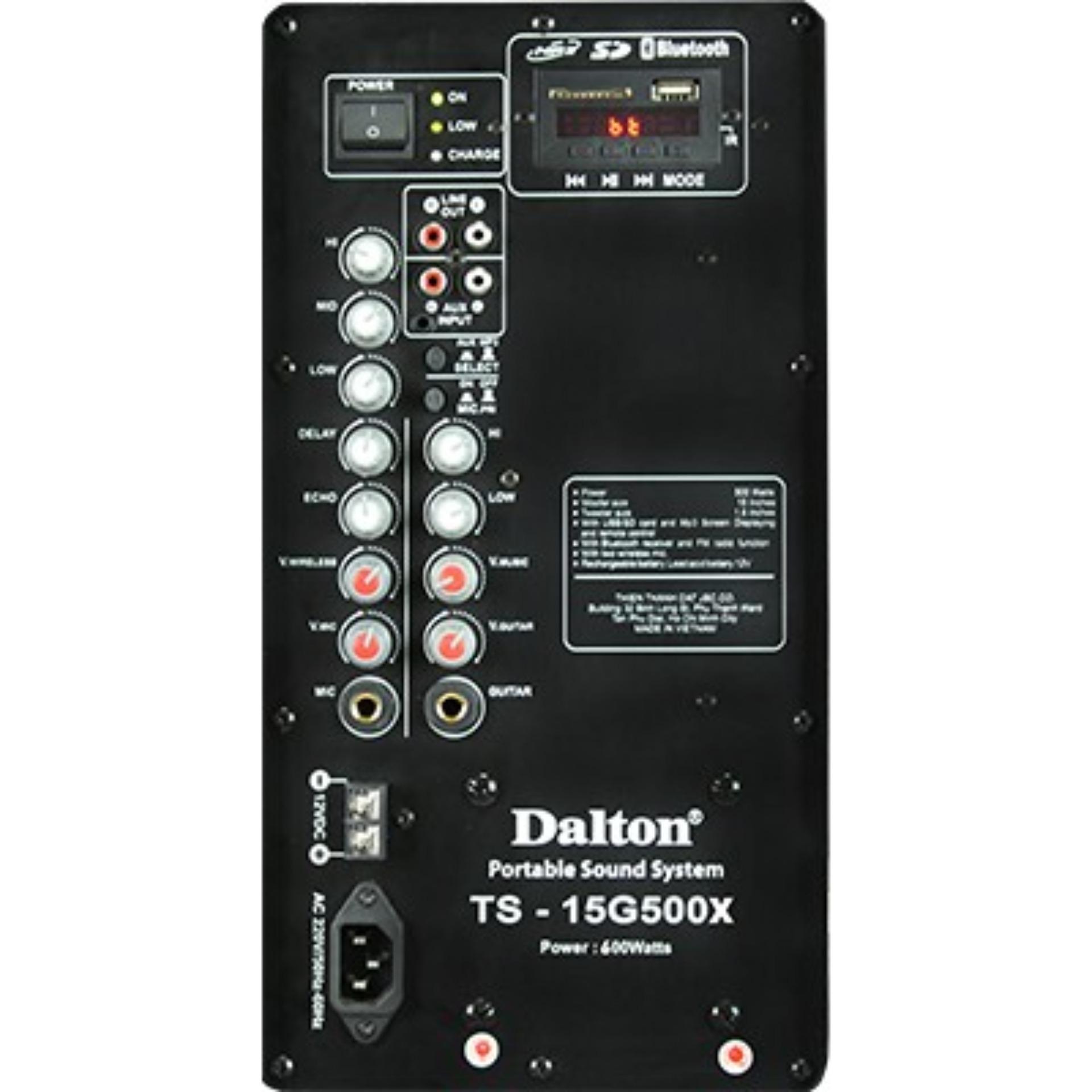 Loa kéo karaoke Dalton TS-15G500U
