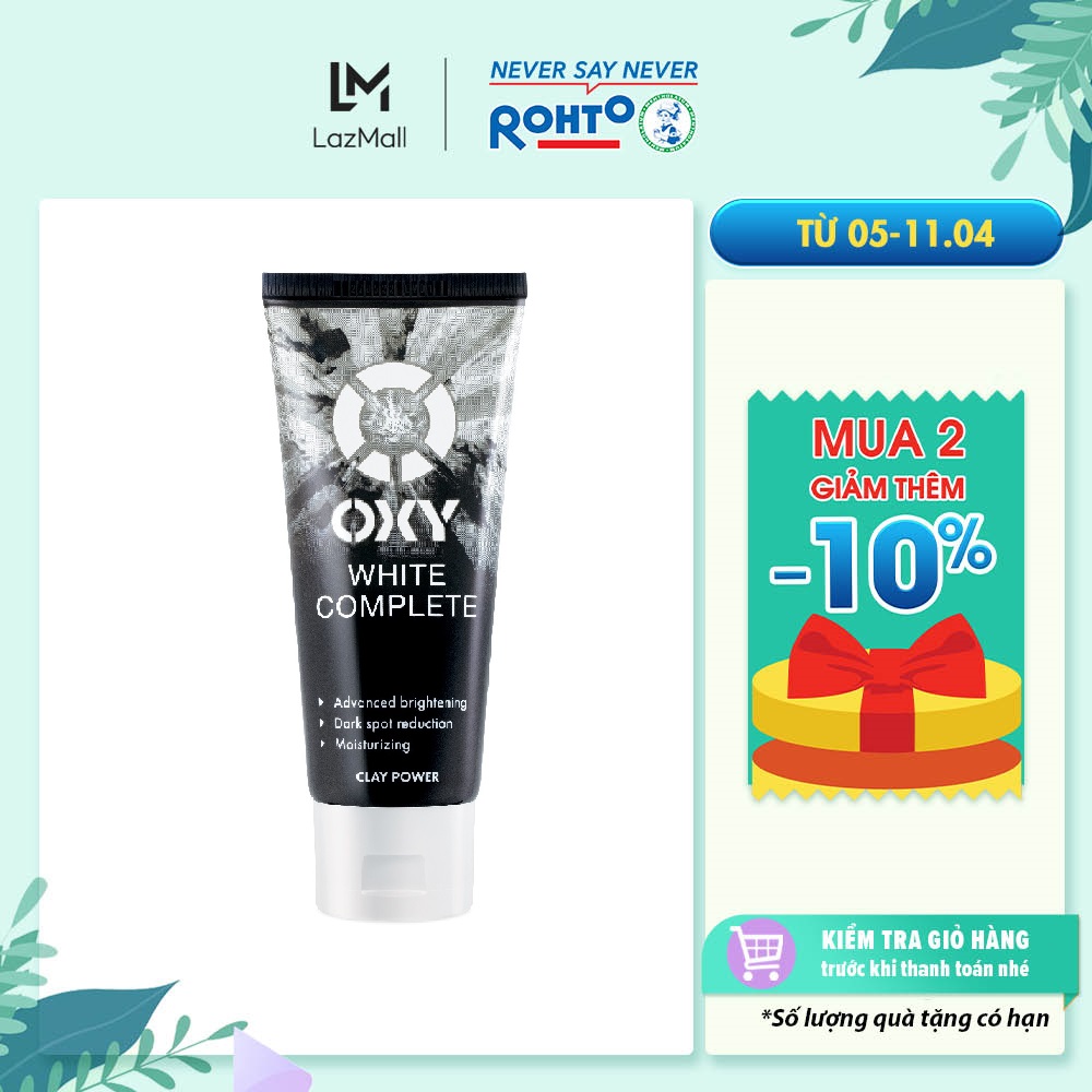 Sữa rửa mặt trắng da OXY White Complete