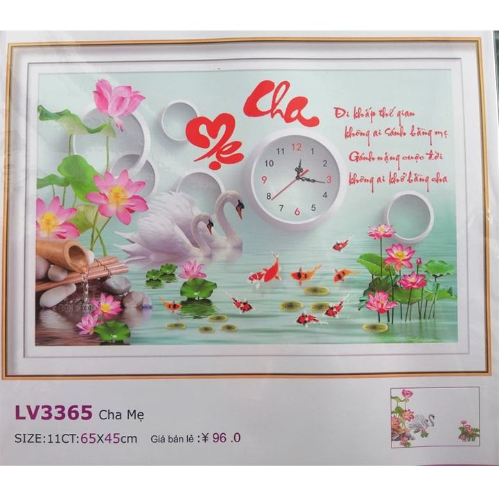 Tranh Hoa Sen Dán Tường 65