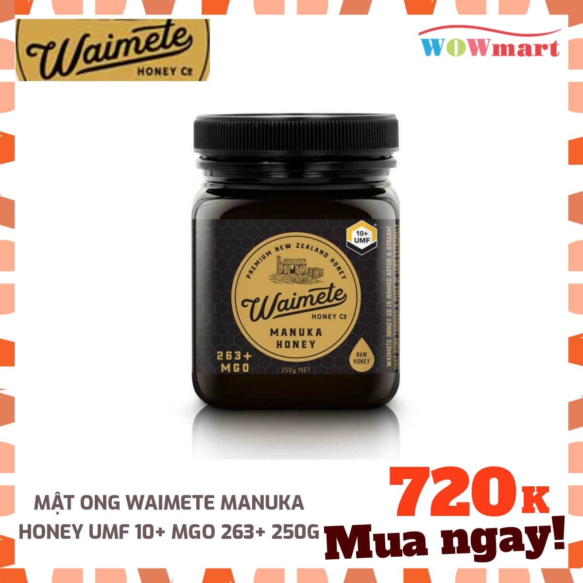 Mật ong Comvita Manuka Honey Newzealand UMF 10+ - hộp 250g