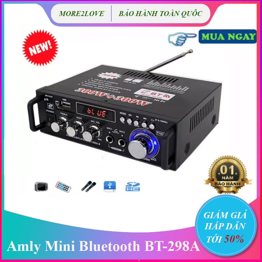 Amply Mini Bluetooth BT-298A