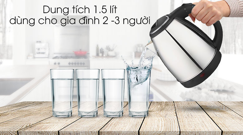 Bình siêu tốc Delites ST15S01 1.5 lít
