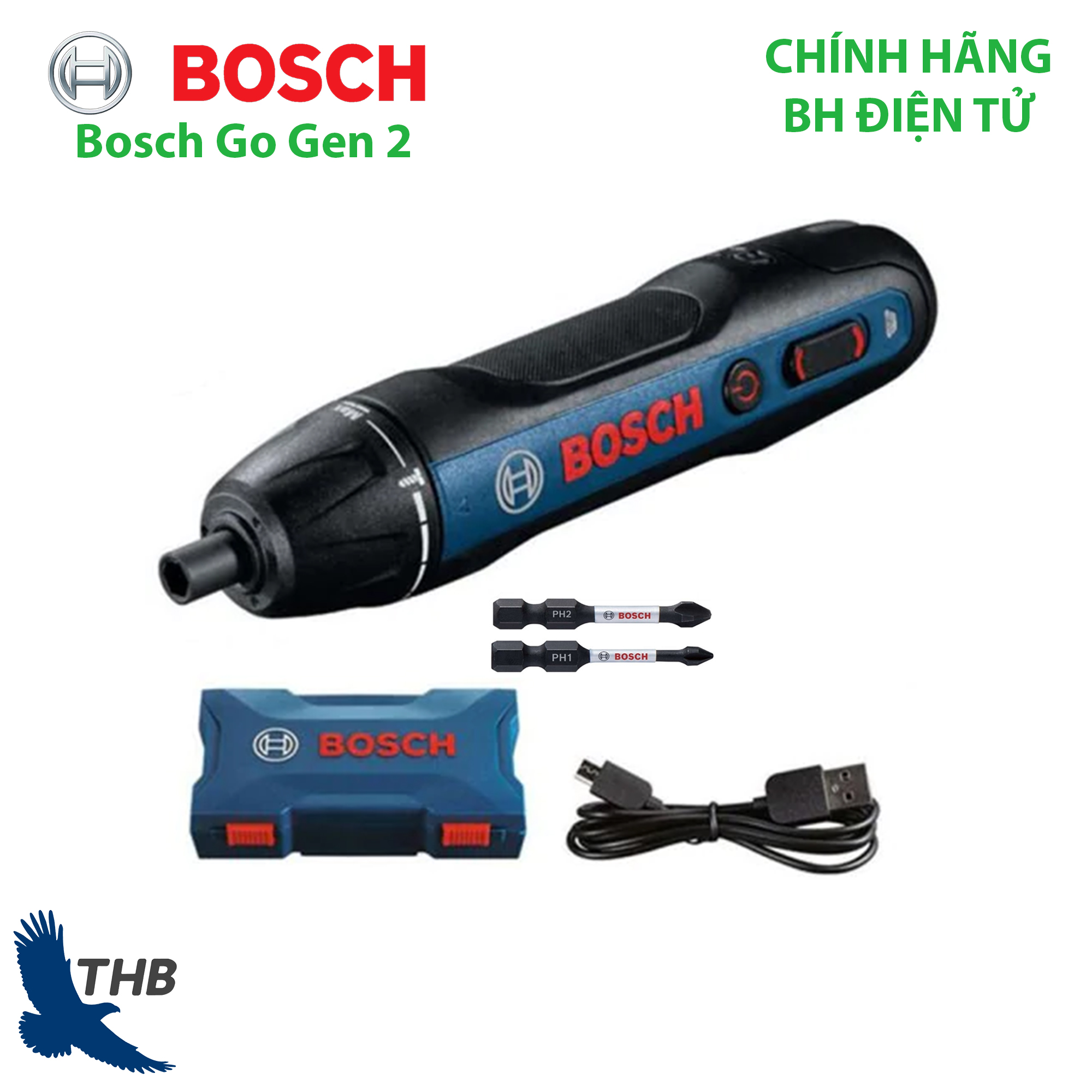 Máy vặn vít dùng pin Bosch GO