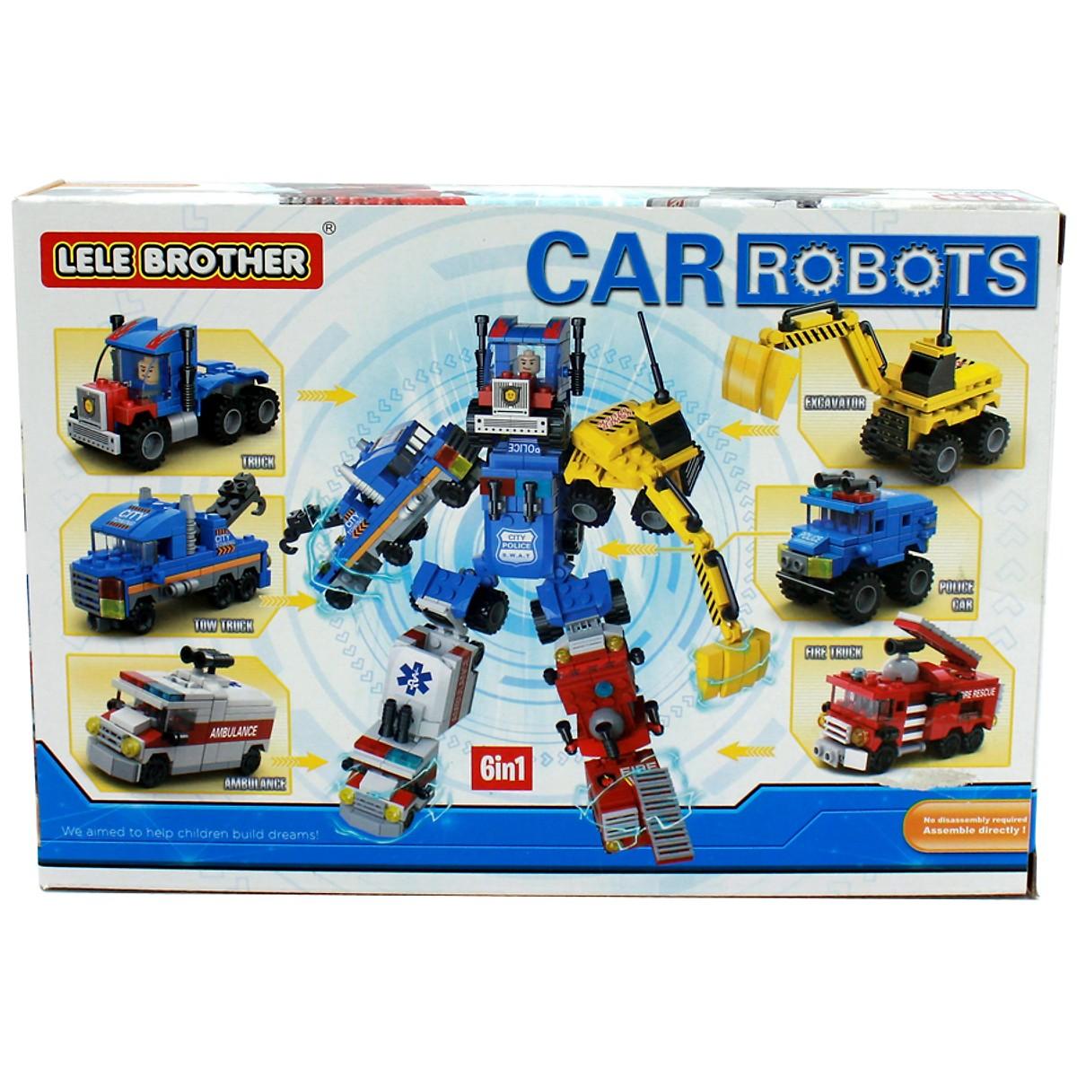 Đồ chơi lắp ráp Xe Cứu hỏa Lele Brother (8531-5)