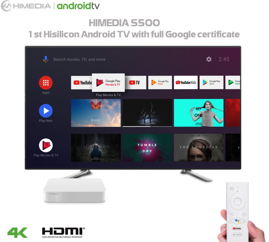 Tivi Box Himedia S500 Android 9.0
