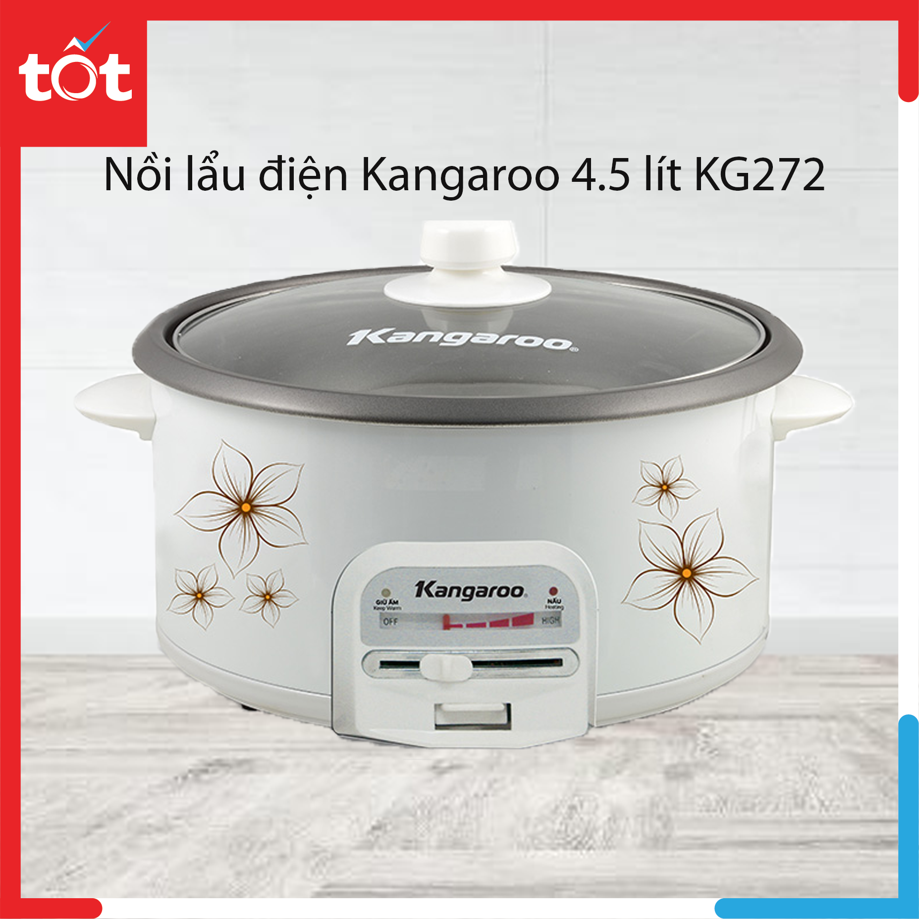 Lẩu điện đa năng Kangaroo KG272