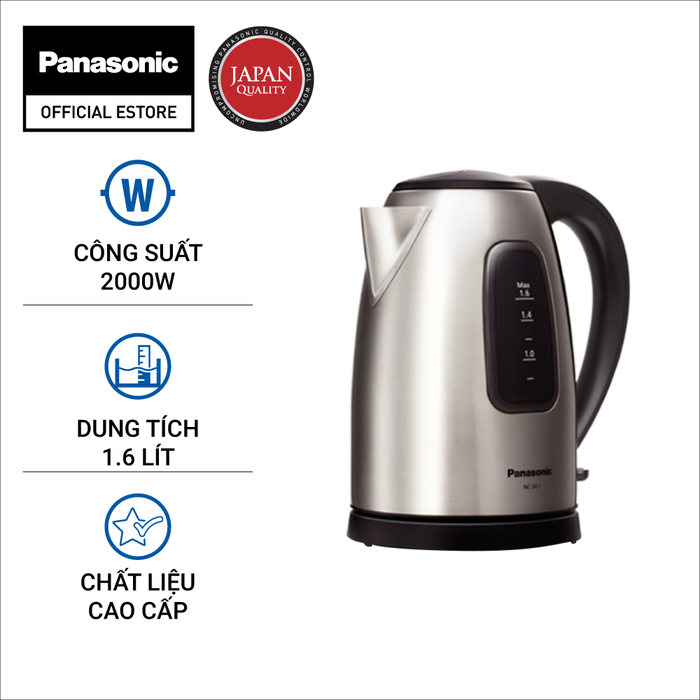 Ấm siêu tốc Panasonic NC-SK1BRA 1.6L