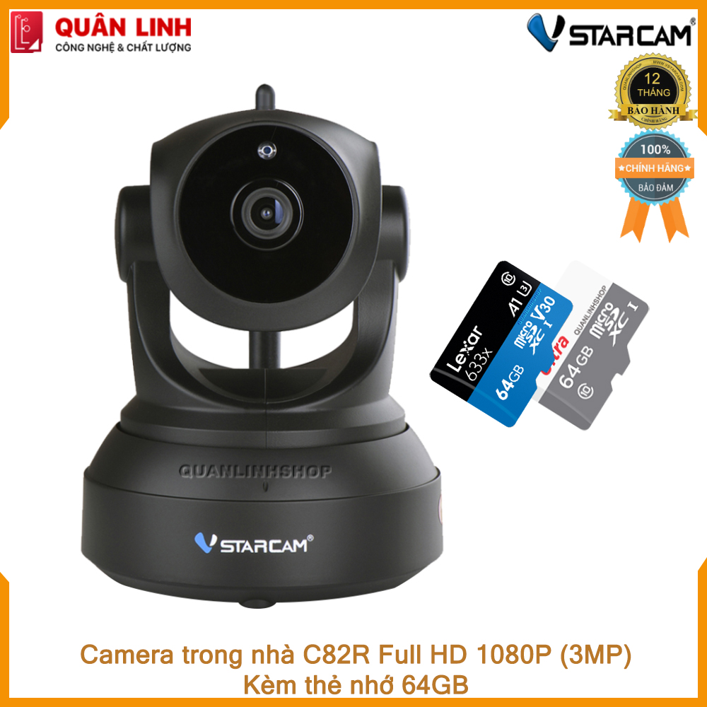 Camera wifi ip Vstarcam C82R Full HD 1080p 2MB