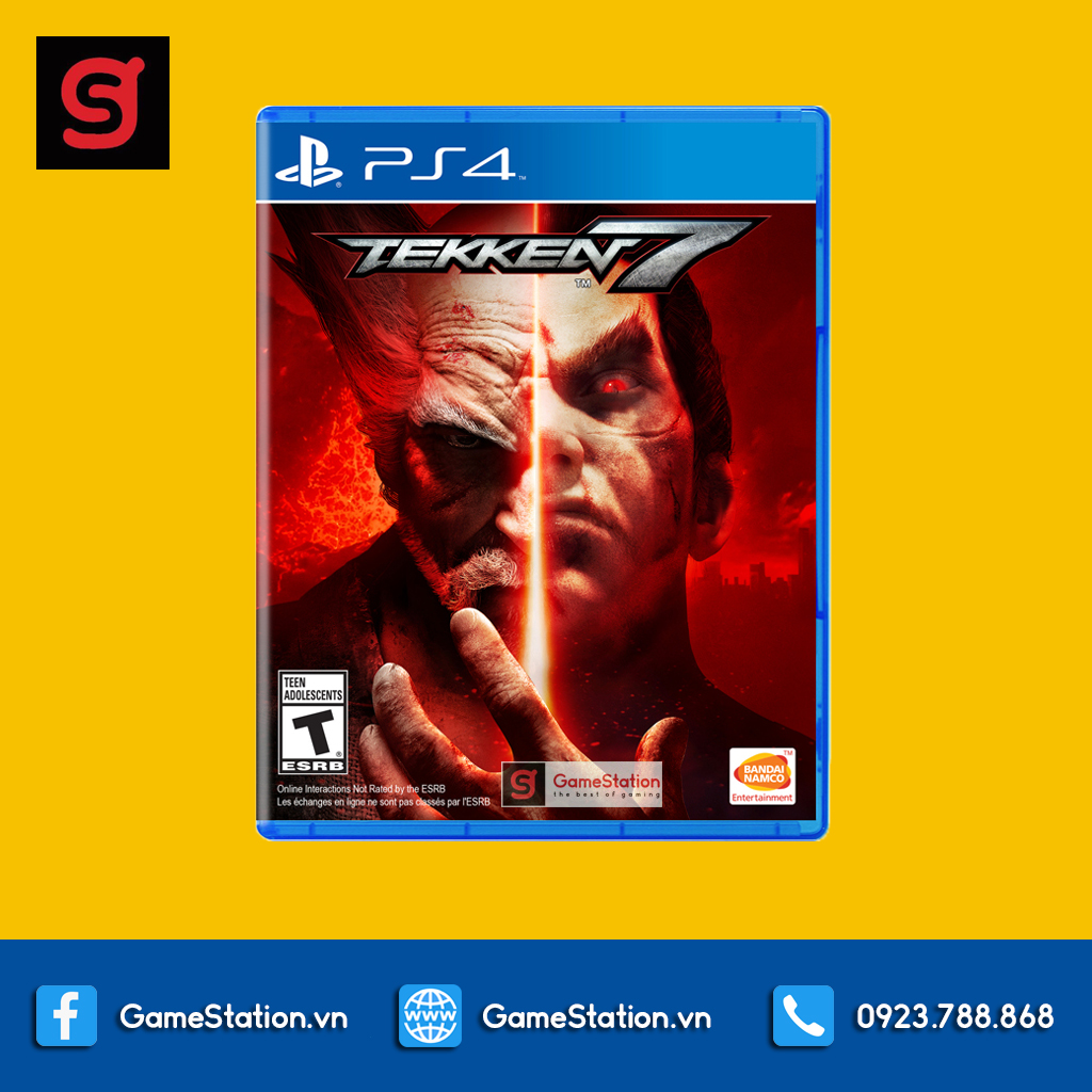 Đĩa game Ps4 Tekken 7 hệ Asia