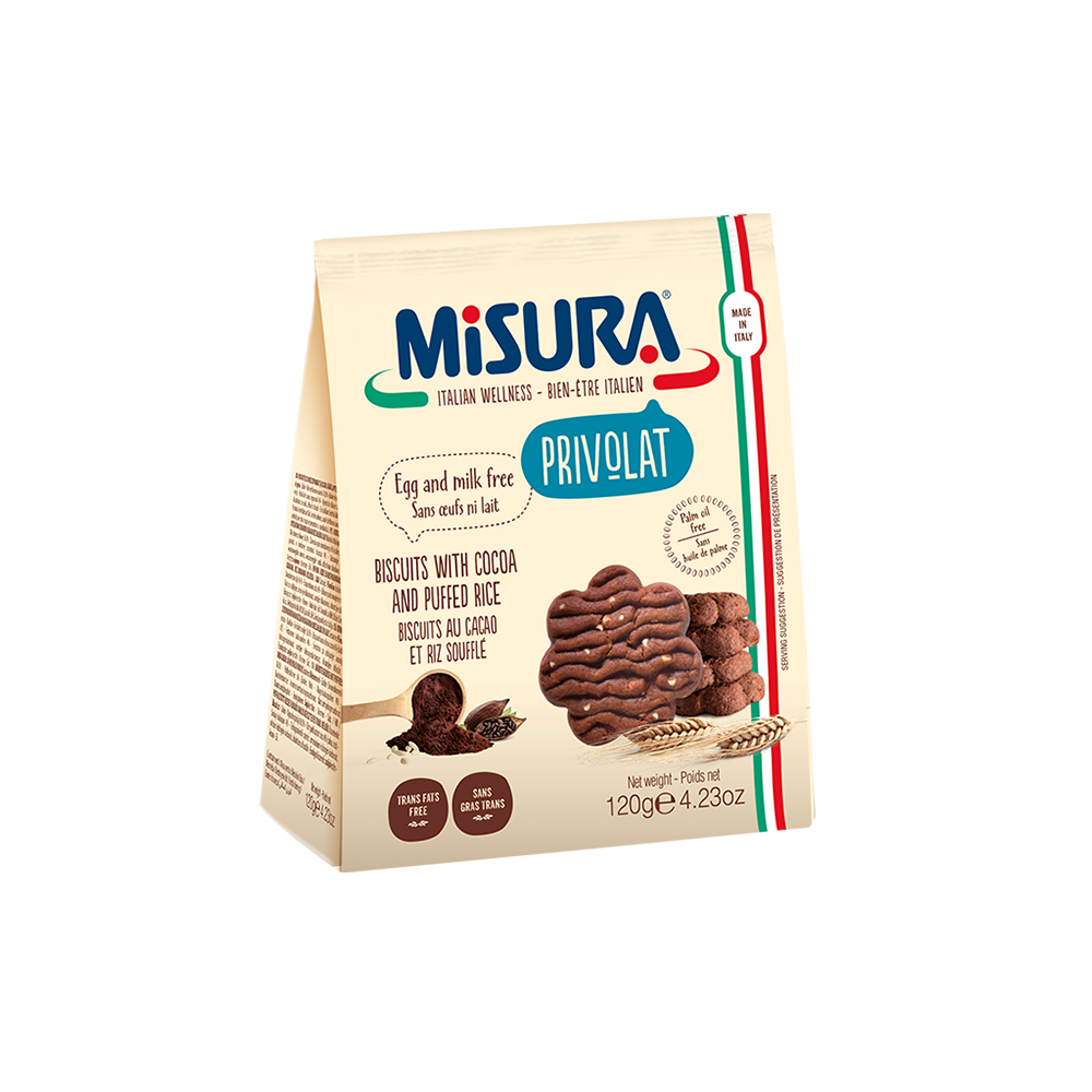 Bánh quy cacao cốm gạo Misura gói 120g