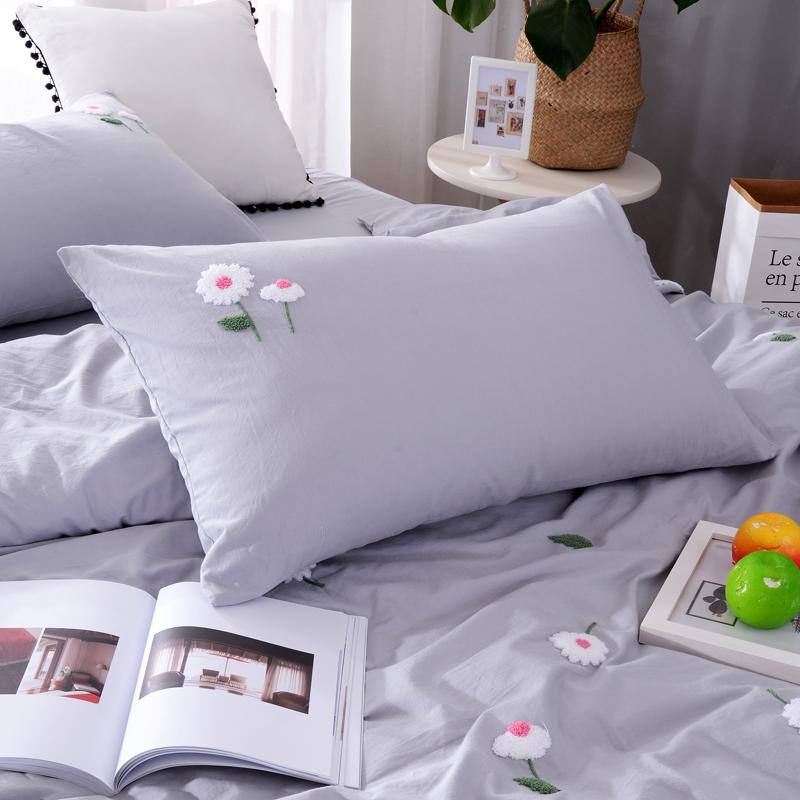 48X74 Cm Vỏ Bọc Kiểu Hàn Quốc Bông Giặt Nước 100% Cotton Vỏ Gối Khăn Mặt