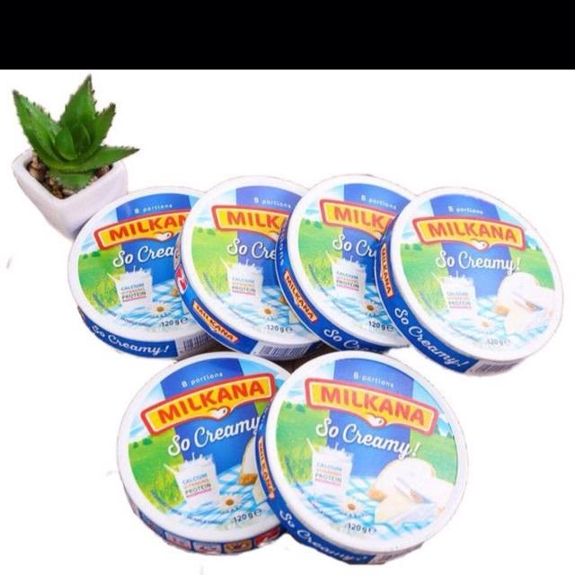 Phô mai Milkana 8 miếng – hộp 120gr