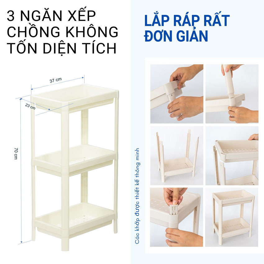 KỆ ĐA NĂNG TOKYO 3 TẦNG INOCHI