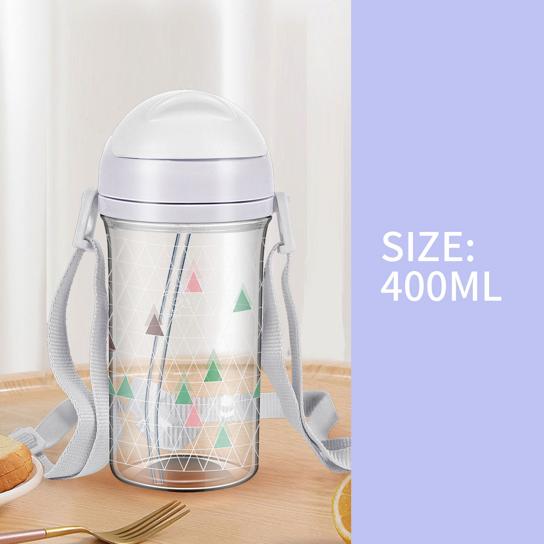 Bình nước dễ thương Miniso 400ml