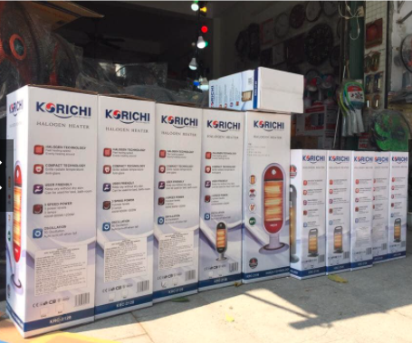 QUẠT SƯỞI HALOGEN KORICHI KRC-2128