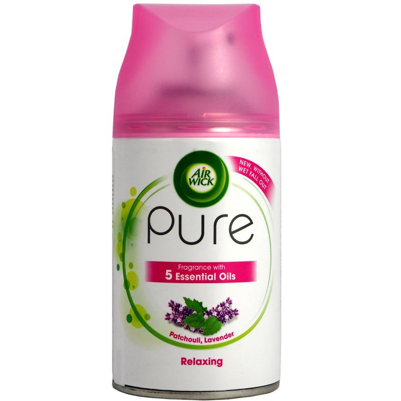 Bình xịt thơm phòng Airwick AWK3973 Patchouli Lavender - 250ml (Hoắc hương, oải hương)