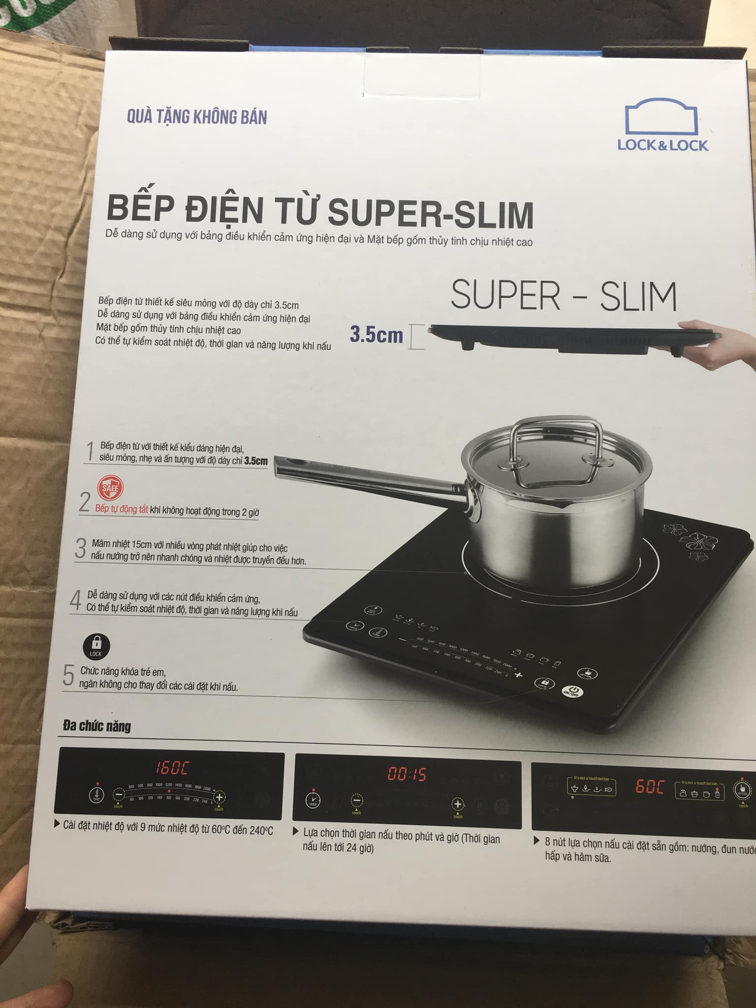 Bếp điện từ Super - Slim EJI135